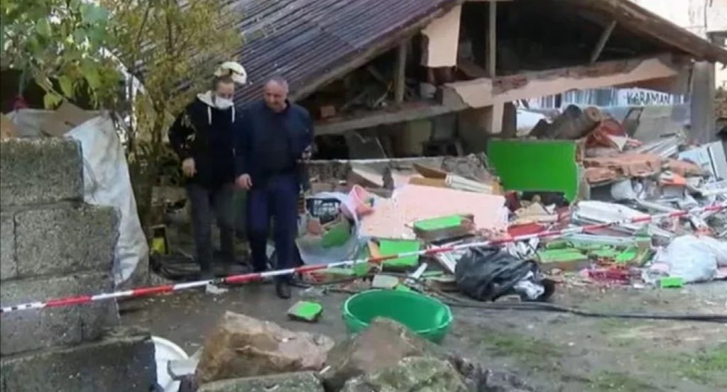 PENDİK’DEKİ PATLAMADA BİNA ÇÖKTÜ 1 YARALI