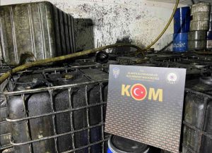 13 TON KAÇAK AKARYAKIT ELE GEÇİRİLDİ