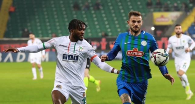 ALANYASPOR RİZESPOR’A TAKILDI