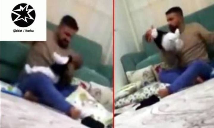 3 AYLIK ÇOCUĞUNA İŞKENCE EDEREK HASTANELİK EDEN MAHLUK TUTUKLANDI
