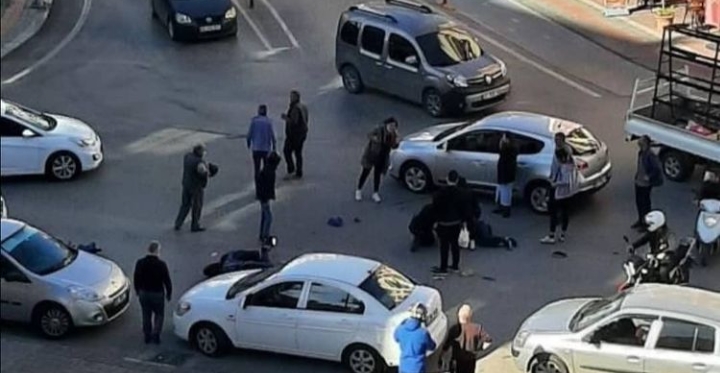 YİNE YARALAMALI MOTOSİKLET KAZASI