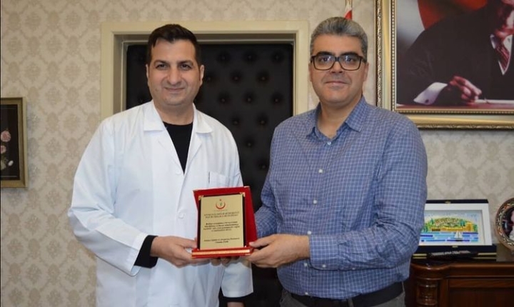 HASTANEDE DEVİR TESLİM TÖRENİ GERÇEKLEŞTİ