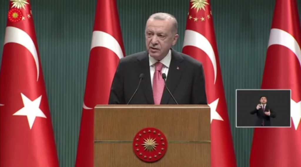 BAŞKAN ERDOĞAN KABİNE SONRASI AÇIKLAMA YAPTI