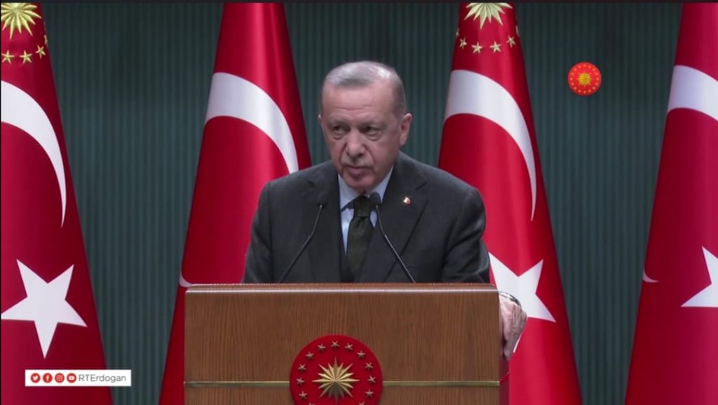 BAŞKAN ERDOĞAN KABİNE SONRASI AÇIKLAMA YAPTI