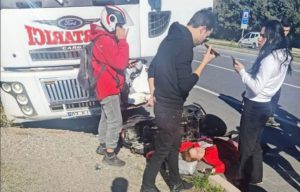 MOTOSİKLET KAZASINDA RUS KADIN HAYATINI KAYBETTİ