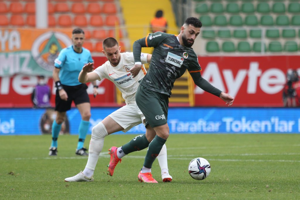 ALANYASPOR GALATASARAY İLE BERABERE KALDI