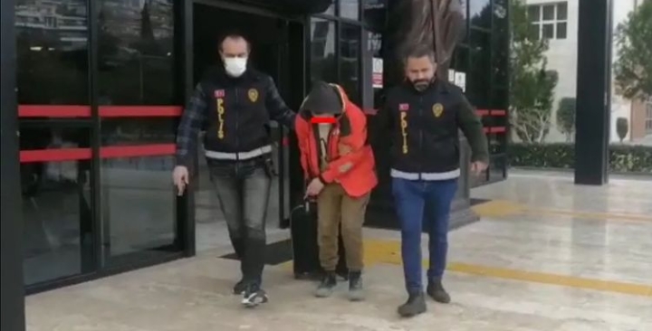 ALANYA POLİSİNDEN KAÇAMADI