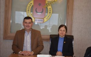 BAŞKAN TÜRKDOĞAN VE EKİBİNDEN AGC YÖNETİMİNE HAYIRLI OLSUN ZİYARETİ