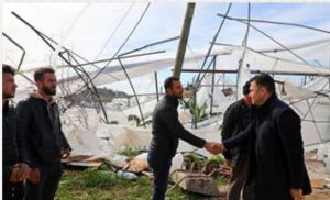 BAŞKAN YÜCEL’DEN AFETZEDELERE GEÇMİŞ OLSUN ZİYARETİ