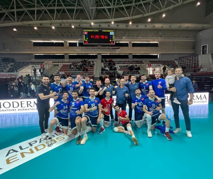 ALANYA BELEDİYESPOR YARI FİNAL İLK MAÇINDA GALİP