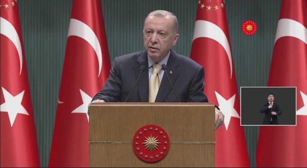 BAŞKAN ERDOĞAN KABİNE SONRASI AÇIKLAMA YAPTI