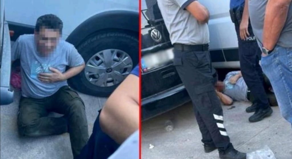 ÖNCE DÖVDÜLER SONRA POLİSE TESLİM ETTİLER