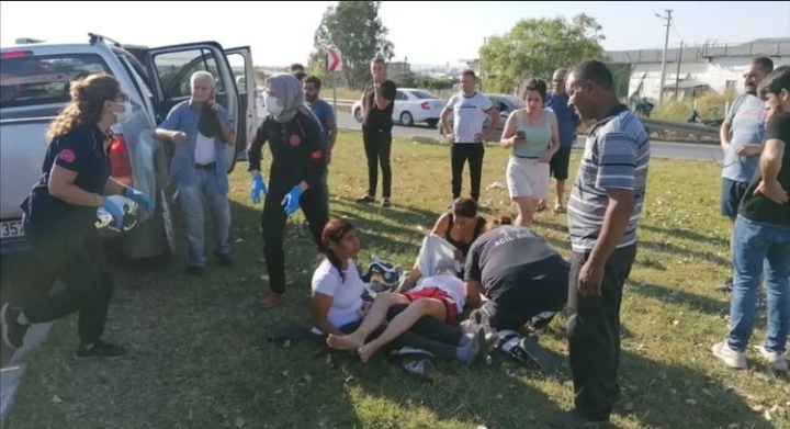 MANAVGAT’TA FECİ KAZA