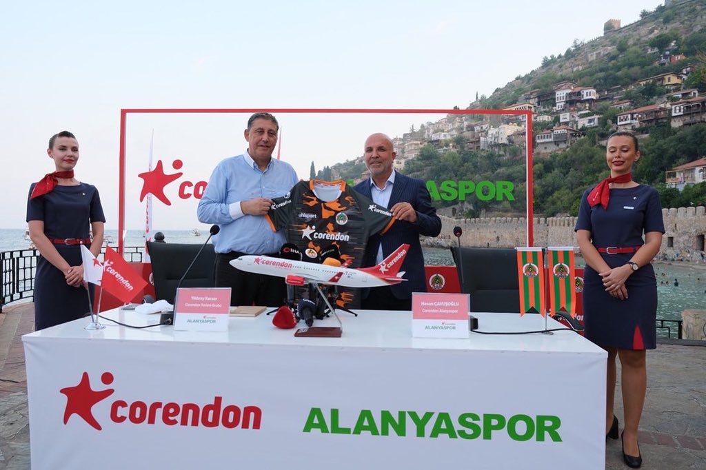 ALANYASPOR’UN YENİ İSİM SPONSORU CORENDON