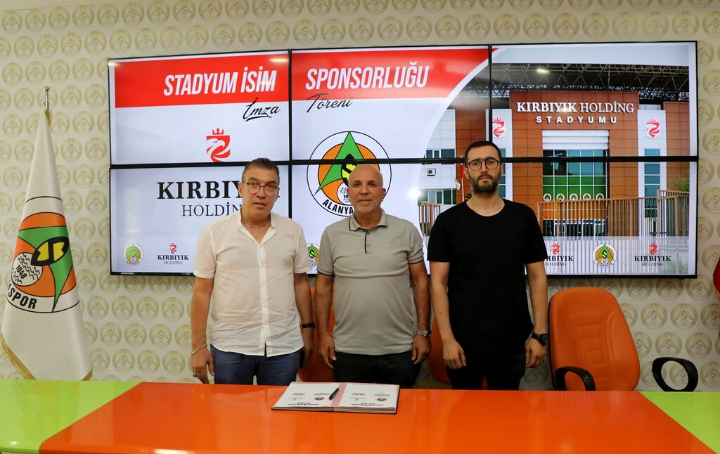 ALANYASPOR’UN STADYUM İSİM SPONSORU KIRBIYIK HOLDİNG