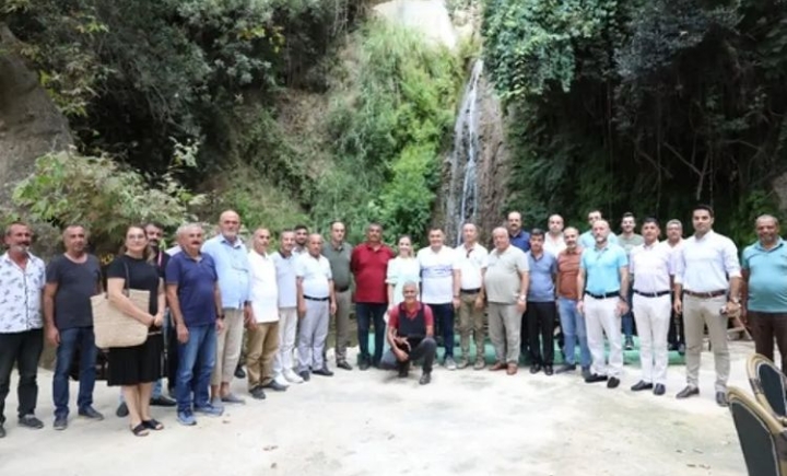 BAŞKAN YÜCEL MERKEZ MAHALLE MUHTARLARI İLE BULUŞTU