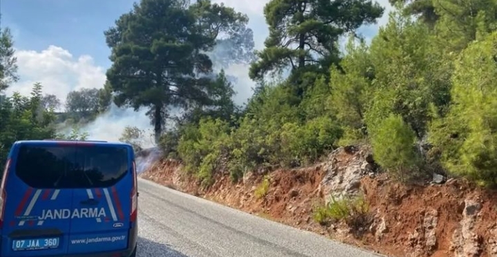ALANYA’DA ORMAN YANGINI KONTROL ALTINA ALINDI