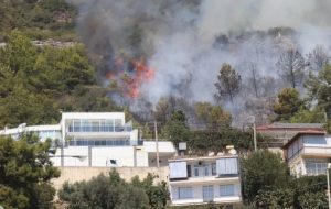 KÜÇÜKHASBAHÇE’DE ÇIKAN YANGIN KORKU DOLU ANLAR YAŞATTI