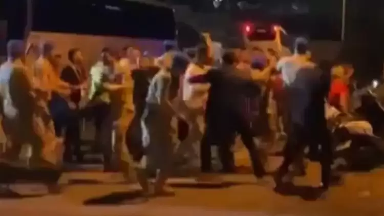 ALANYASPOR VE ANTALYASPOR TARAFTARLARI ARASINDA KAVGA