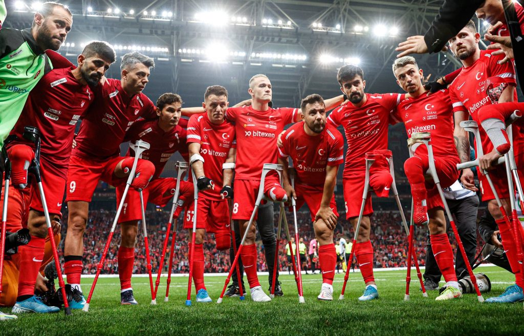 AMPUTE MİLLİ FUTBOL TAKIMIMIZ DÜNYA’NIN EN BÜYÜĞÜ