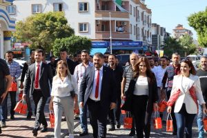 KONAKLI ESNAFINDAN BİLAL GÖMEÇ’E YOĞUN İLGİ