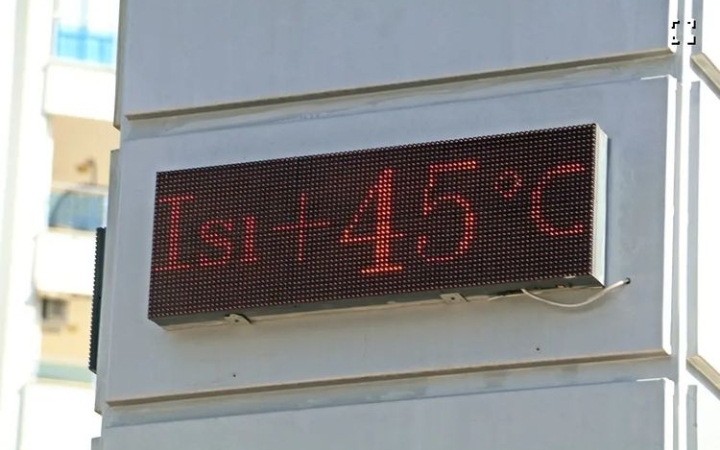 ANTALYA EKİM AYINDA 45 DERECEYİ GÖRDÜ