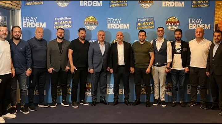 ALANYASPOR YÖNETİM KURULU ÜYESİ ERDEM’İ YALNIZ BIRAKMADI