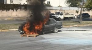 SATIŞ İÇİN NOTERE GÖTÜRDÜĞÜ ARACI KÜL OLDU 