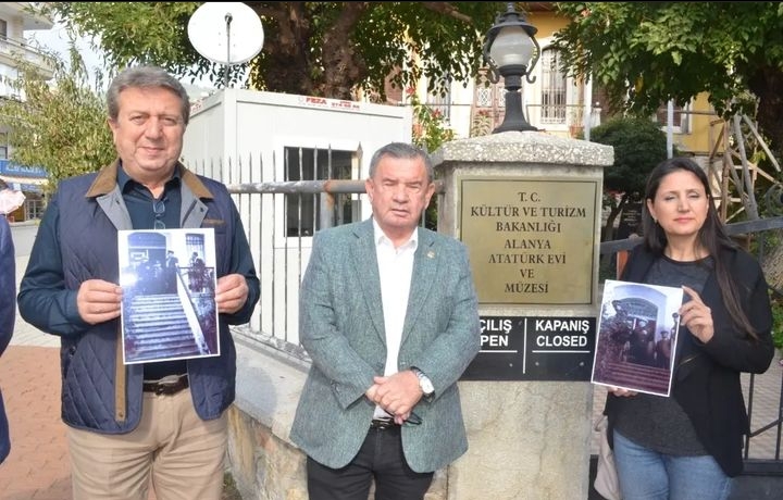 CHP’DEN ATATÜRK EVİ’NİN KAPALI OLMASINA SERT TEPKİ 