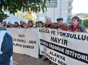 EMEKLİLER ANKARA’YA SESLENDİLER