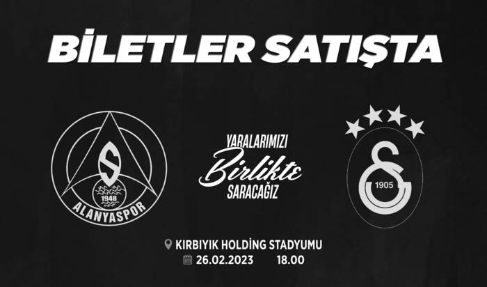 ALANYASPOR-GALATASARAY MAÇININ BİLETLERİ SATIŞA SUNULDU