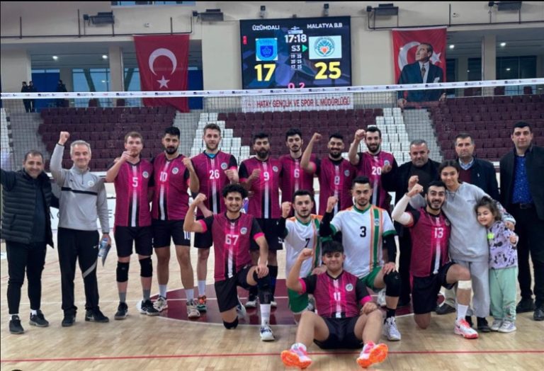 MALATYA BBSK ERKEK VOLEYBOL TAKIMI ENKAZ ALTINDA