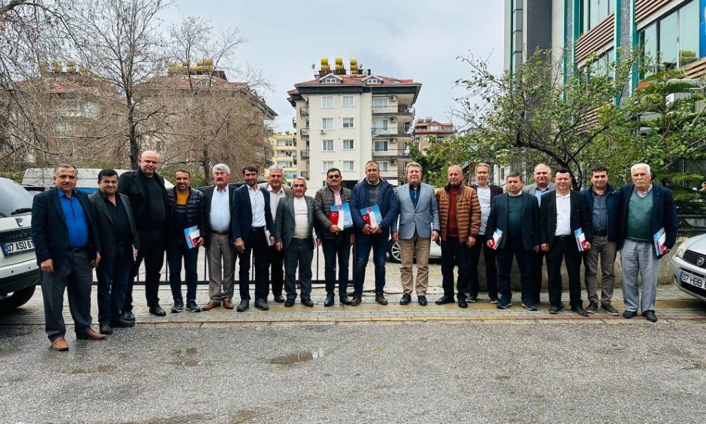 HANCI , BATI MAHALLE MUHTARLARIYLA BULUŞTU