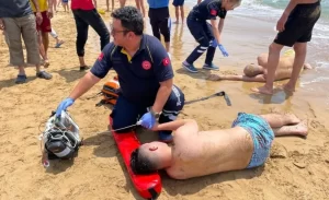 UYARILARI DİNLEMEYEN TATİLCİLER ÖLÜMDEN DÖNDÜ