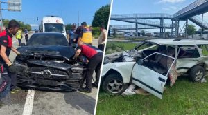 GALATASARAY’IN GENÇ YILDIZI TRAFİK KAZASI GEÇİRDİ