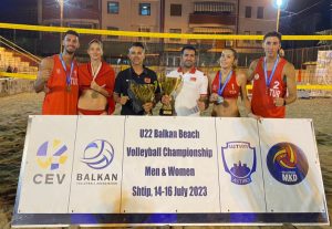 U22 PLAJ VOLEYBOLU BALKAN ŞAMPİYONASI’NDA TÜRKİYE FIRTINASI