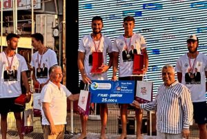 YUSUF VE AHMET CAN PRO BEACH TOUR HOPA ETABI’NDA ŞAMPİYON