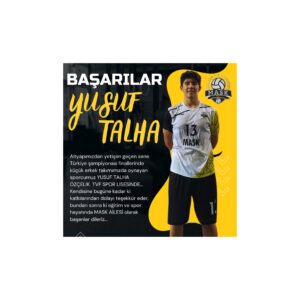 MASK’LI YUSUF TALHA, TVF SPOR LİSESİ’NDE