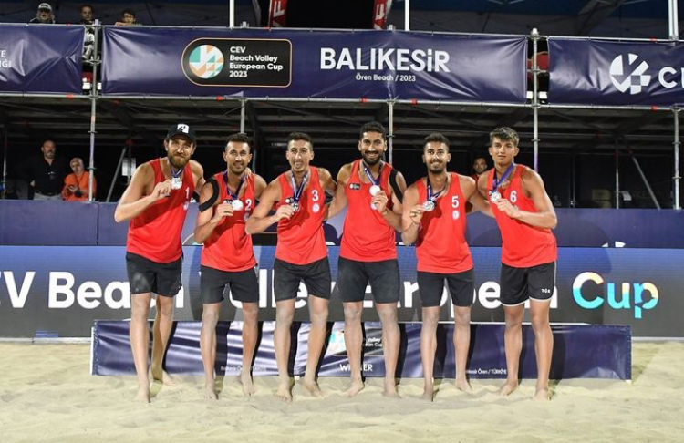 TVF SPOR LİSESİ, PLAJ VOLEYBOLU AVRUPA KUPASI’NDA 2’NCİ OLDU