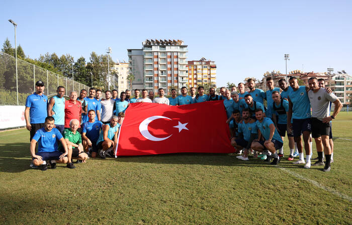 ALANYASPOR, KUPA MAÇI HAZIRLIKLARINA BAŞLADI