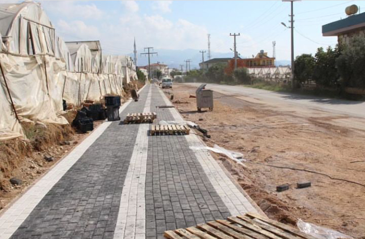 PAYALLAR ATATÜRK CADDESİ MODERN BİR GÖRÜNÜME KAVUŞTURULUYOR