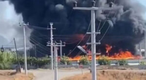 DEPODA ÇIKAN YANGIN KORKU DOLU ANLAR YAŞATTI