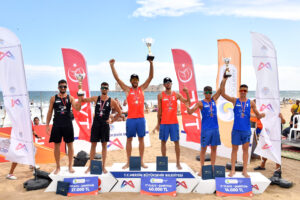 YUSUF VE BATUHAN PRO BEACH TOUR MERSİN KIZKALESİ ETABI’NDA 2’NCİ OLDU