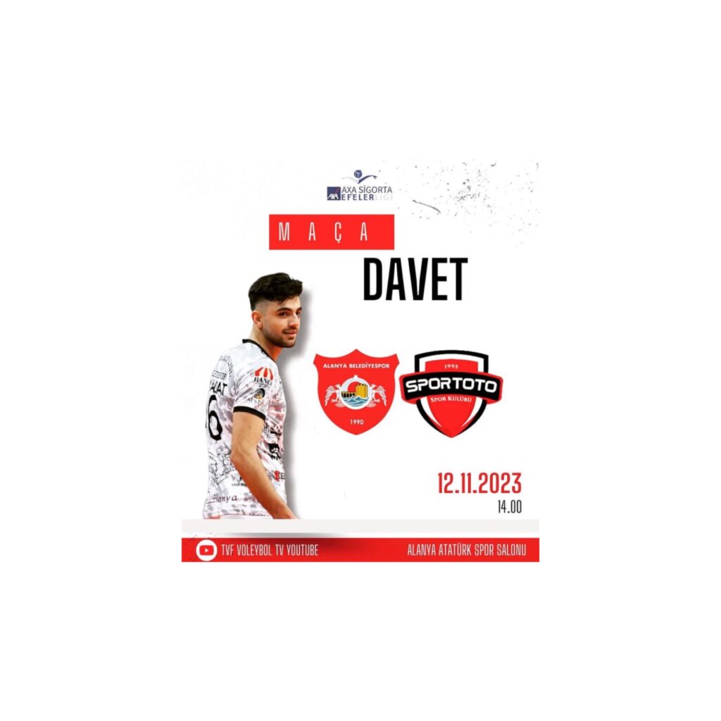 ALANYA’NIN EFELERİ’NİN RAKİBİ SPOR TOTO