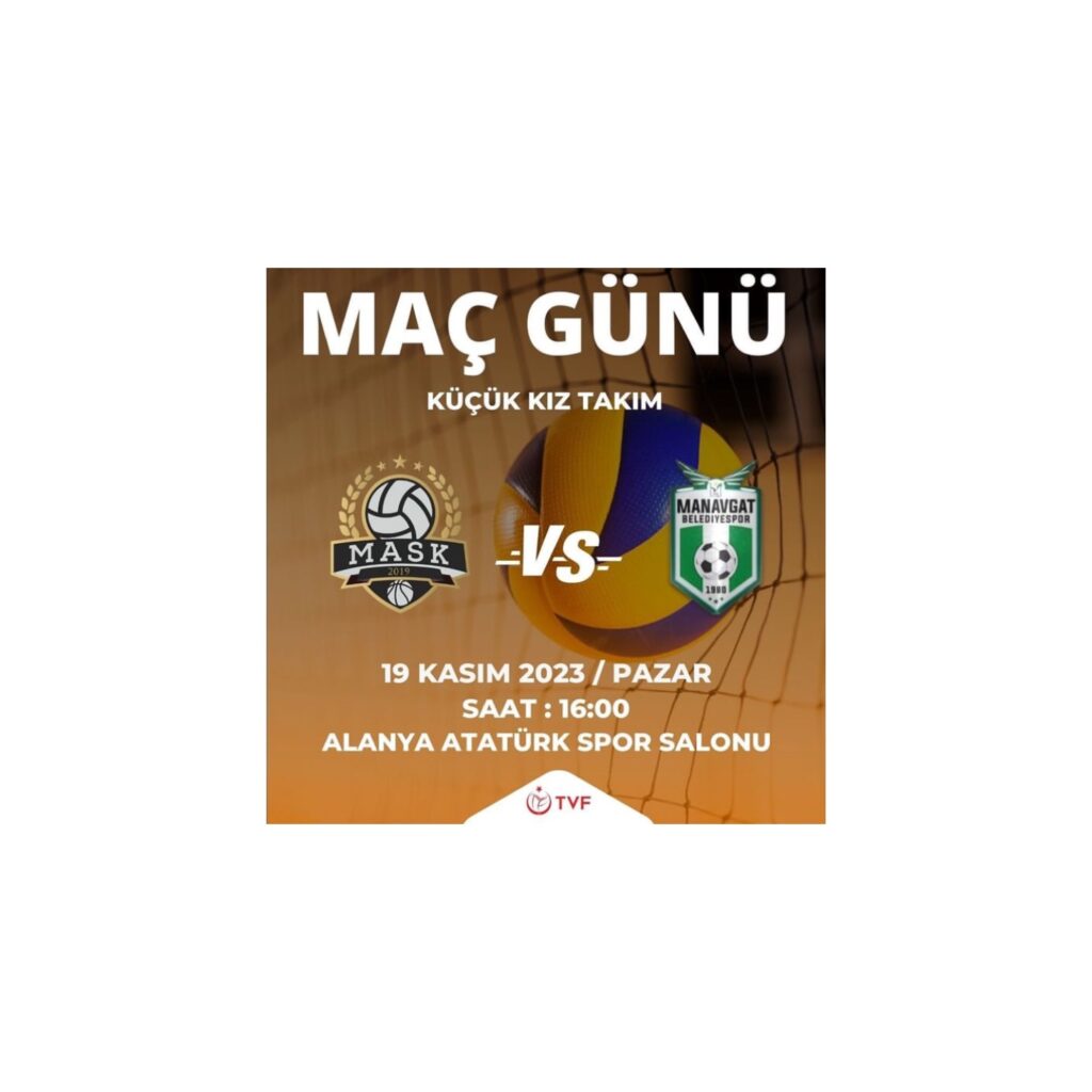 LİDER MASK KÜÇÜK KIZ TAKIMI, MANAVGAT BELEDİYESPOR’U KONUK EDECEK
