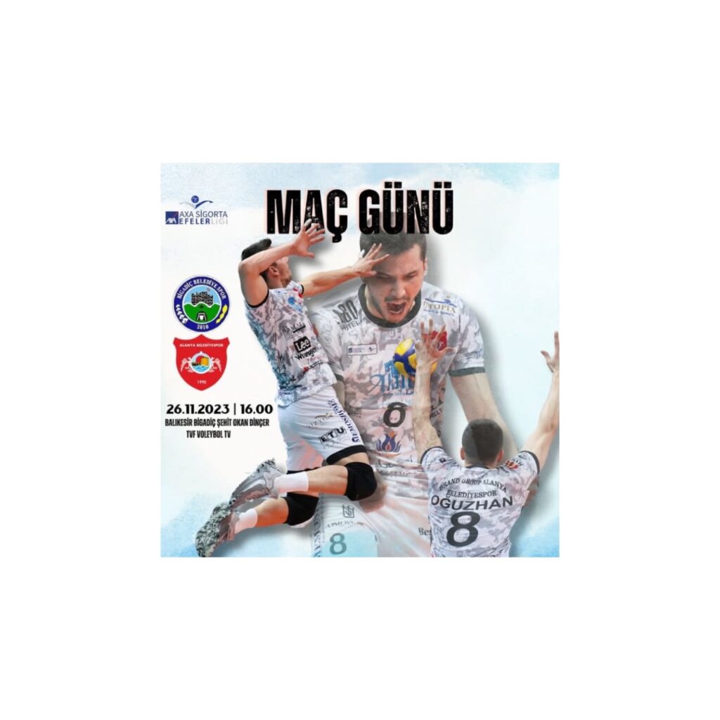 ALANYA’NIN EFELERİ BUGÜN BİGADİÇ BELEDİYESPOR’A KONUK OLACAK