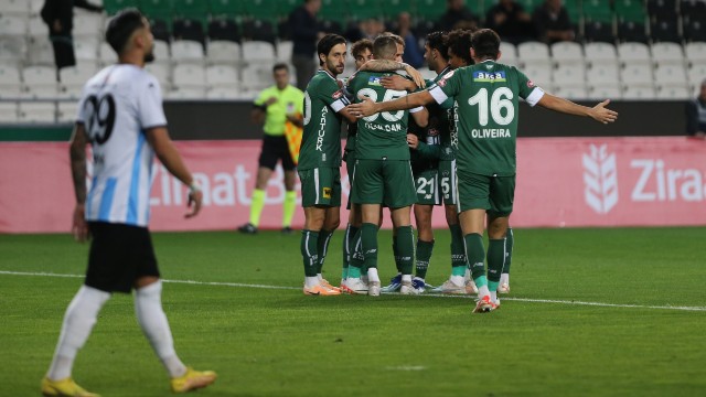 KONYASPOR, ERBAASPOR’U ZORLANMADAN GEÇTİ