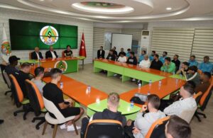 MEVLÜT ÇAVUŞOĞLU’NDAN ALANYASPOR’A ZİYARET