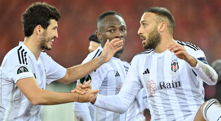 BEŞİKTAŞ, GALİBİYETLE AVRUPAYA VEDA ETTİ