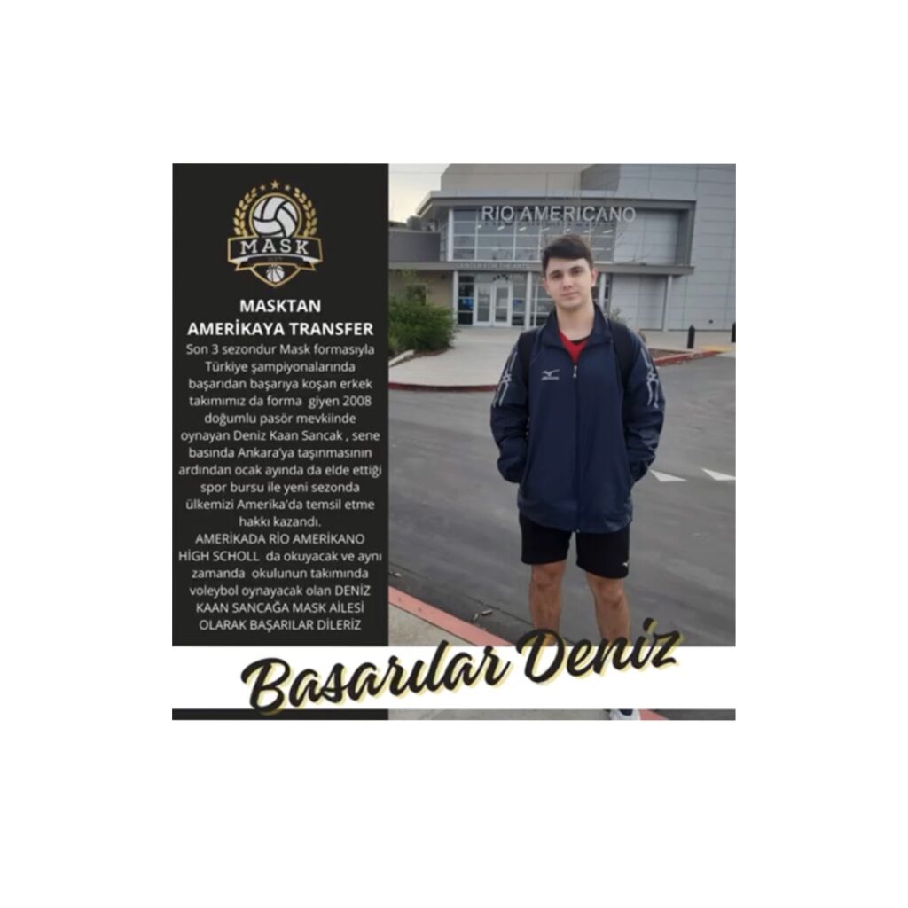 MASK SPOR KULÜBÜ’NDEN, AMERİKA’YA TRANSFER OLDU